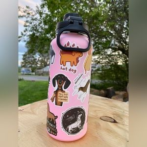 Dachshund leakproof water bottle